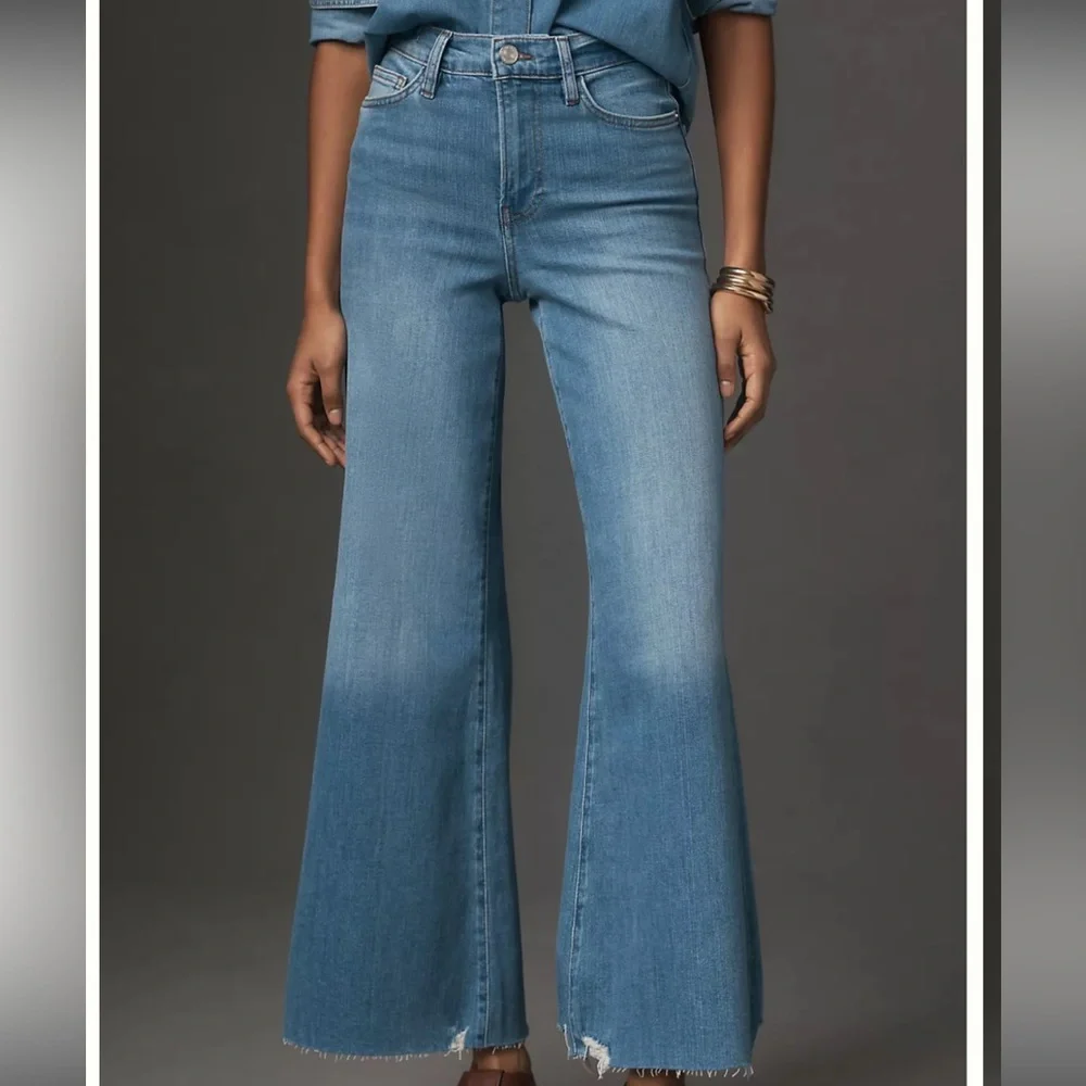 FRAME Le Palazzo Crop high-waisted jeans - Picture 8 of 13